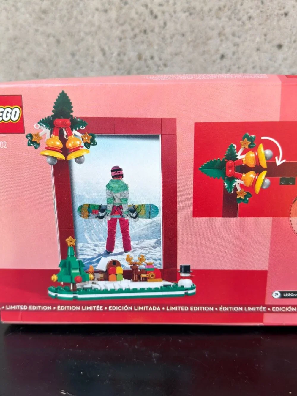 LEGO 40702 Christmas Picture Frame Set NEW/SEALED Festive Decoration Holiday